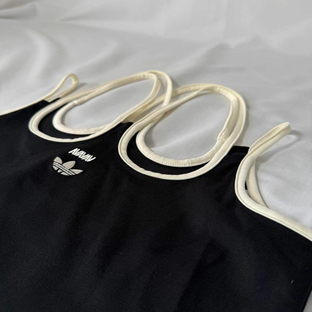 adidas Originals - ADIDAS × AVAVAV Cross Top タンクトップ ブラック