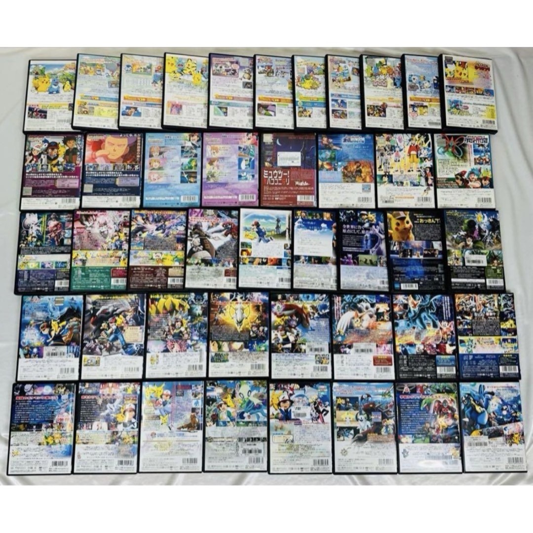ポケモン DVD 44本セット ピカチュウ 劇場版 スペシャルアニメの通販
