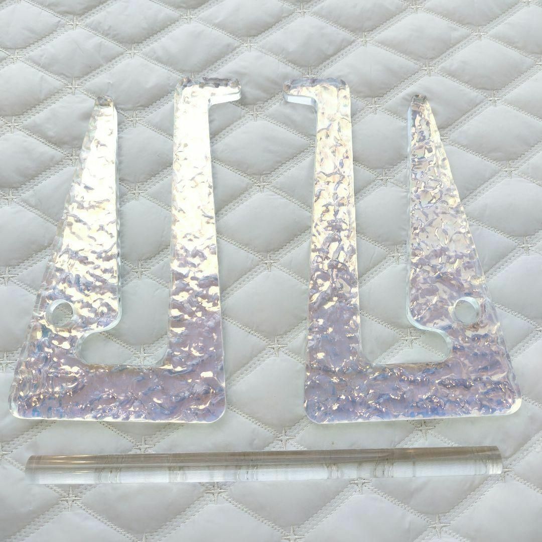 21* アクリル製ノートパソコンスタンド 調節可能 キラキラ 綺麗 お洒落