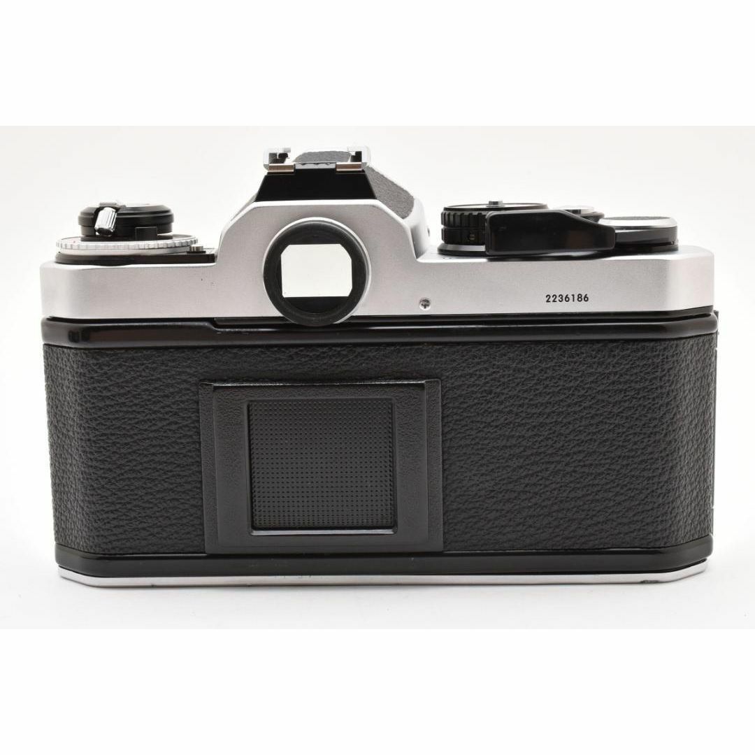 超美品 NIKON FE2 シルバー フィルムカメラ モルト新品交換済 M363の