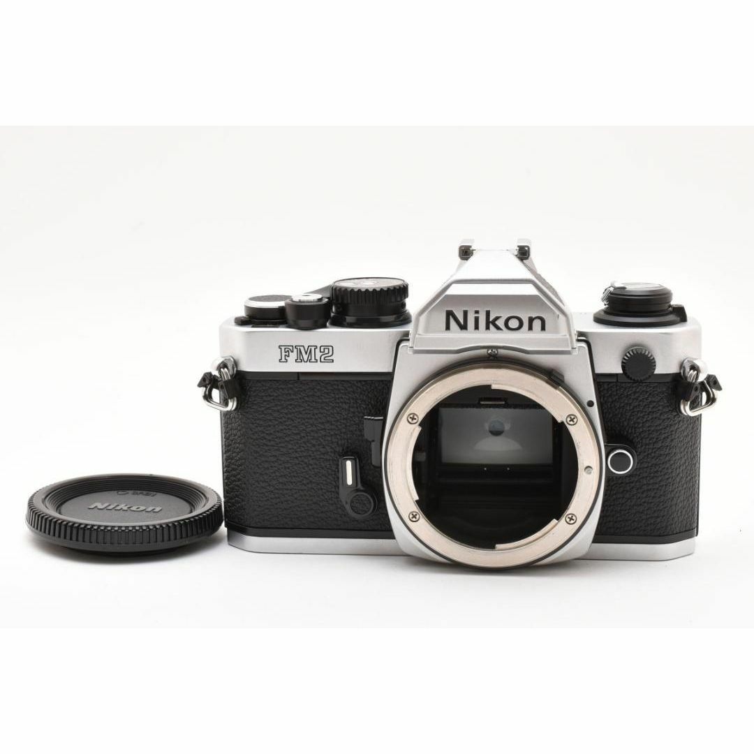 超美品 ニコン New FM2 シルバー フィルム モルト新品交換済 M632