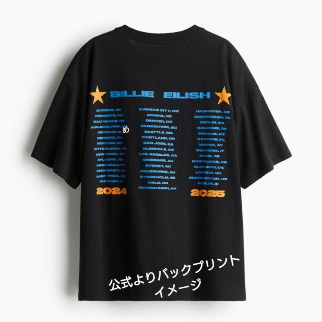 H&M - 新品 完売 レア ビリー・アイリッシュ オーバーサイズ 黒Tシャツ