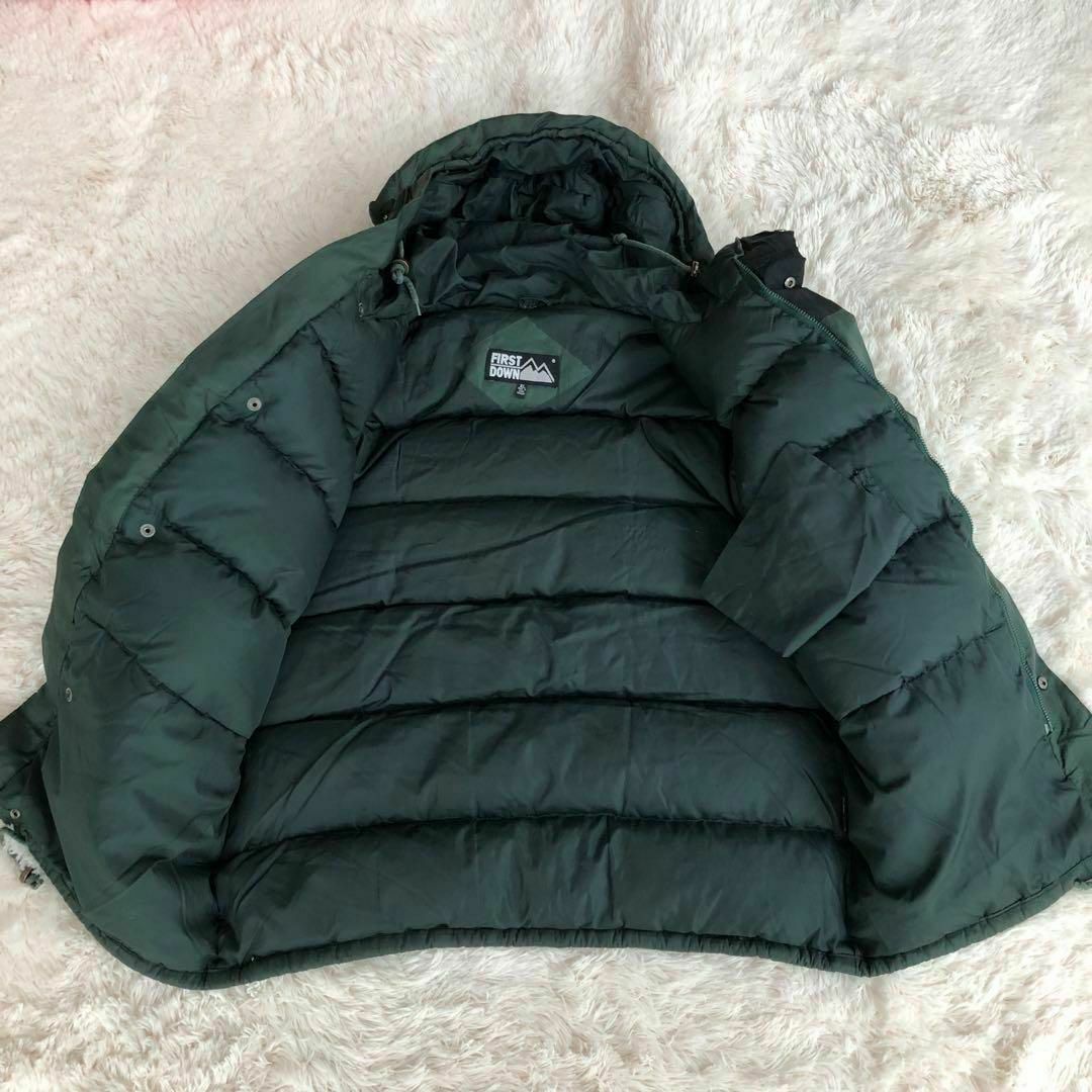 FIRST DOWN - FIRSTDOWNファーストダウンダウンジャケットグリーン