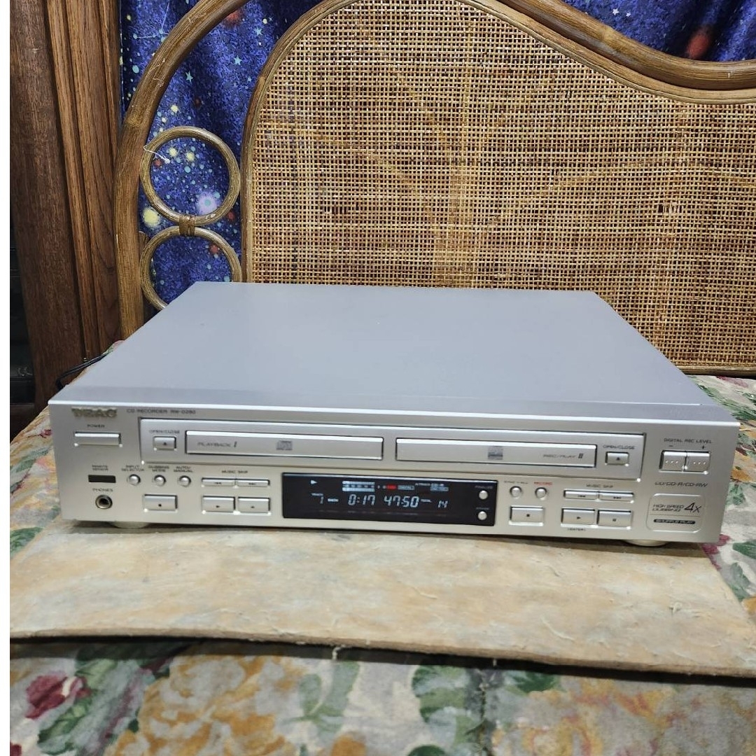 TEAC - 整備済完動品！再生/録音可TEAC CDレコーダーCD-RW280の通販 by