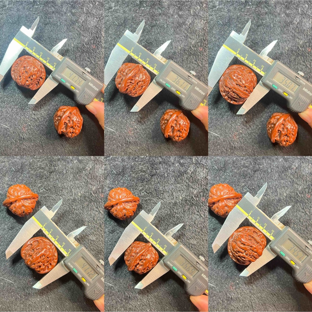 遊ぶ胡桃、文玩核桃、【獅子頭クルミ】413635/38.2g/JST25086の通販 by