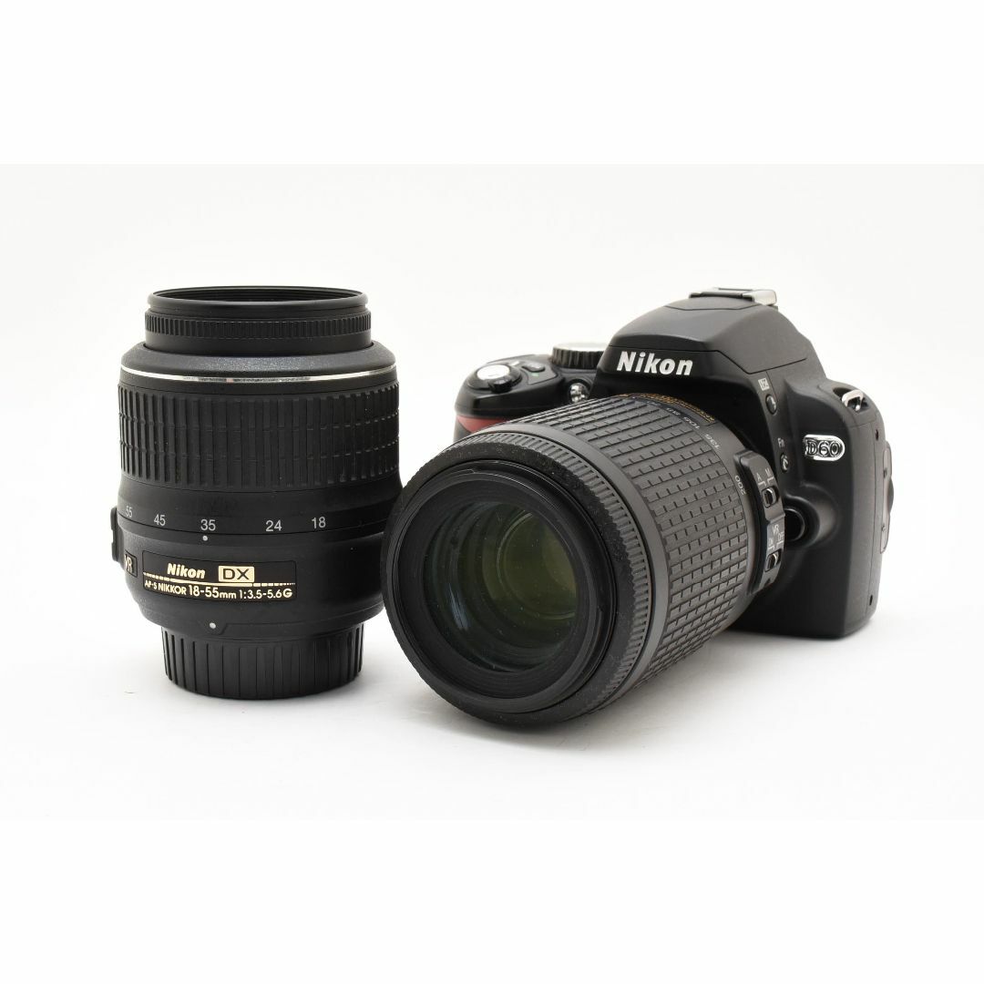 ❤️初めての一眼に❤️Nikon D60 ダブルズームセット❤️コンパクト