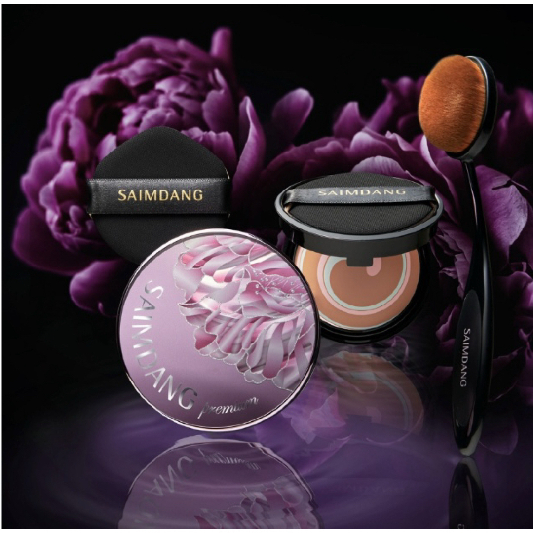 サイムダン ファンデーション、ブラシ、レフィルセットの通販 by に