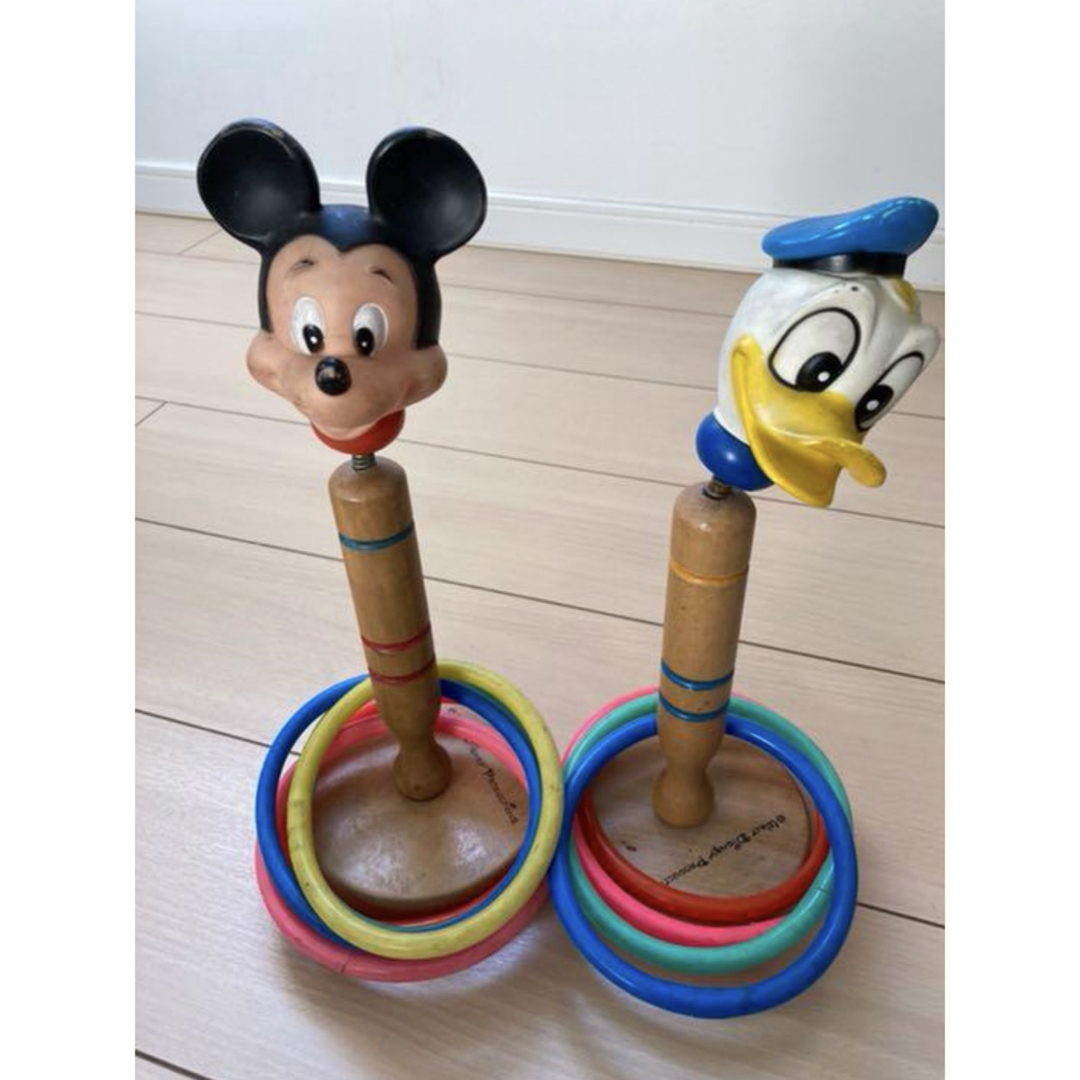 輪投げ ミッキーマウス ドナルドダック 昭和 レトロ ヴィンテージ 玩具