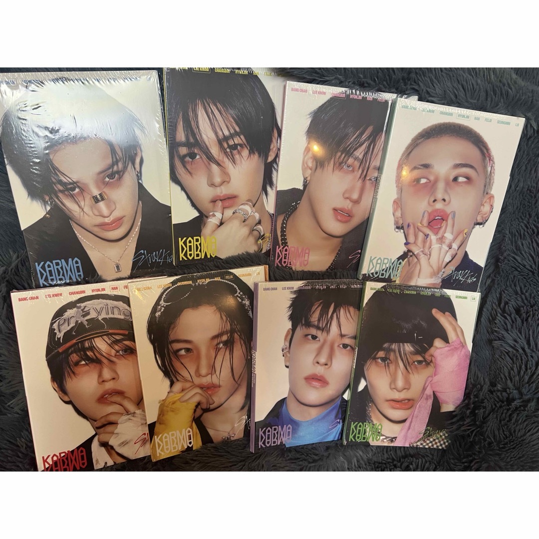 新品未開封】Stray Kids スキズ KARMAアコーディオン 8種セットの通販
