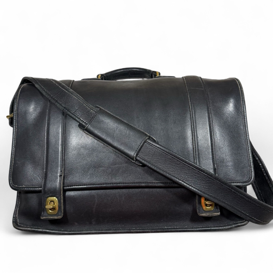 オールドコーチ 2way ビジネスバッグ USAターンロック レザー