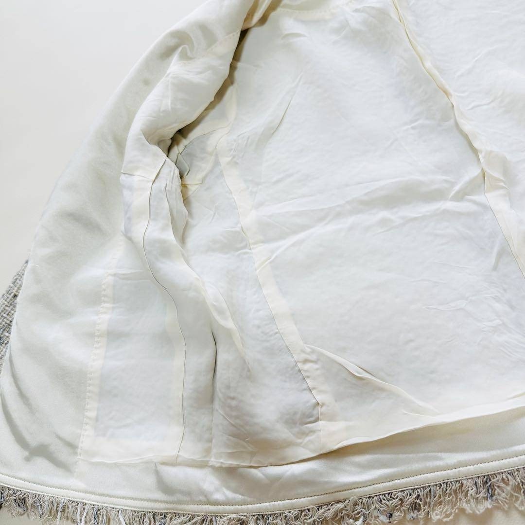 Theory luxe - 美品 セオリーリュクス ノーカラーツイードジャケット