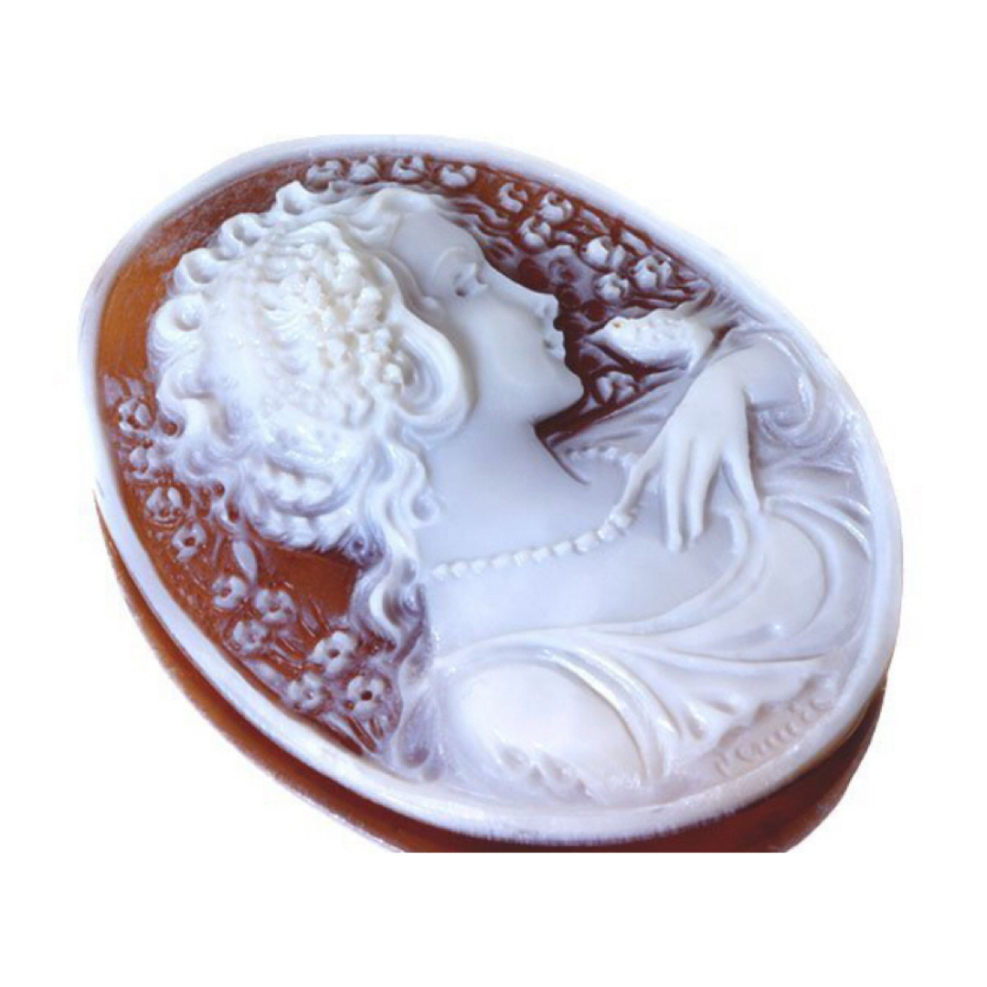 ラファエレ・ペルニーチェシェルカメオルース 50mm×38mmw5596oの