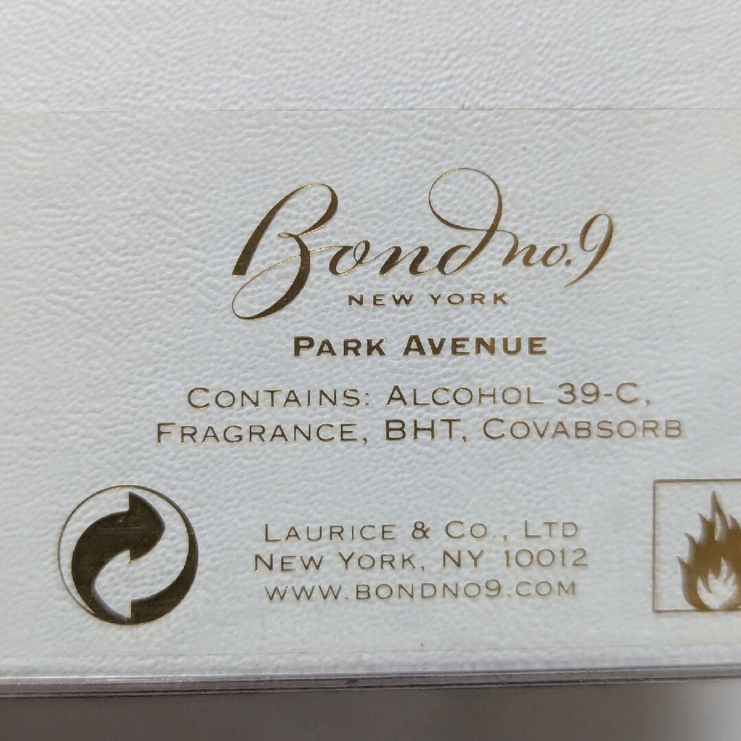 Bond No. 9 - 希少入手困難ボンドNo.9ニュースヨークパークアベニュー