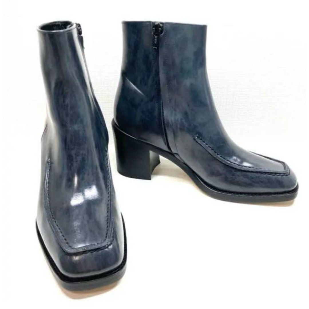 UNTISHOLD SIERRA-5 レザー スクエアトゥ ブーツ 36 UNTISHOLD（アンチ