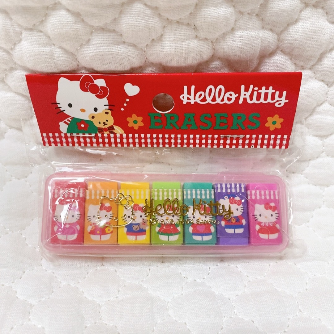 2000年 キティ ケース入り消しゴム 平成レトロ サンリオ 当時物 未開封