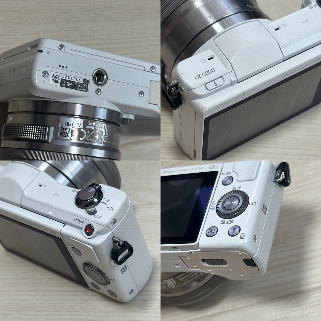 SONY - SONY α5000 ホワイト パワーズームレンズキットの通販 by