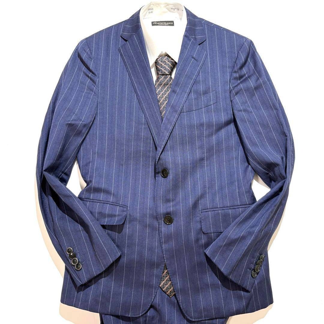 ETRO - 【未使用級】ETRO スーツ セットアップ ブルー ストライプ