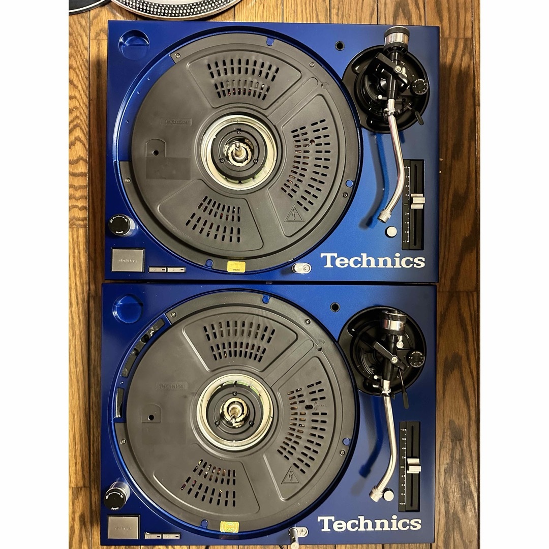 Technics SL-1200MK3D 2台セットカスタム青 × 青LED仕様 Technics SL