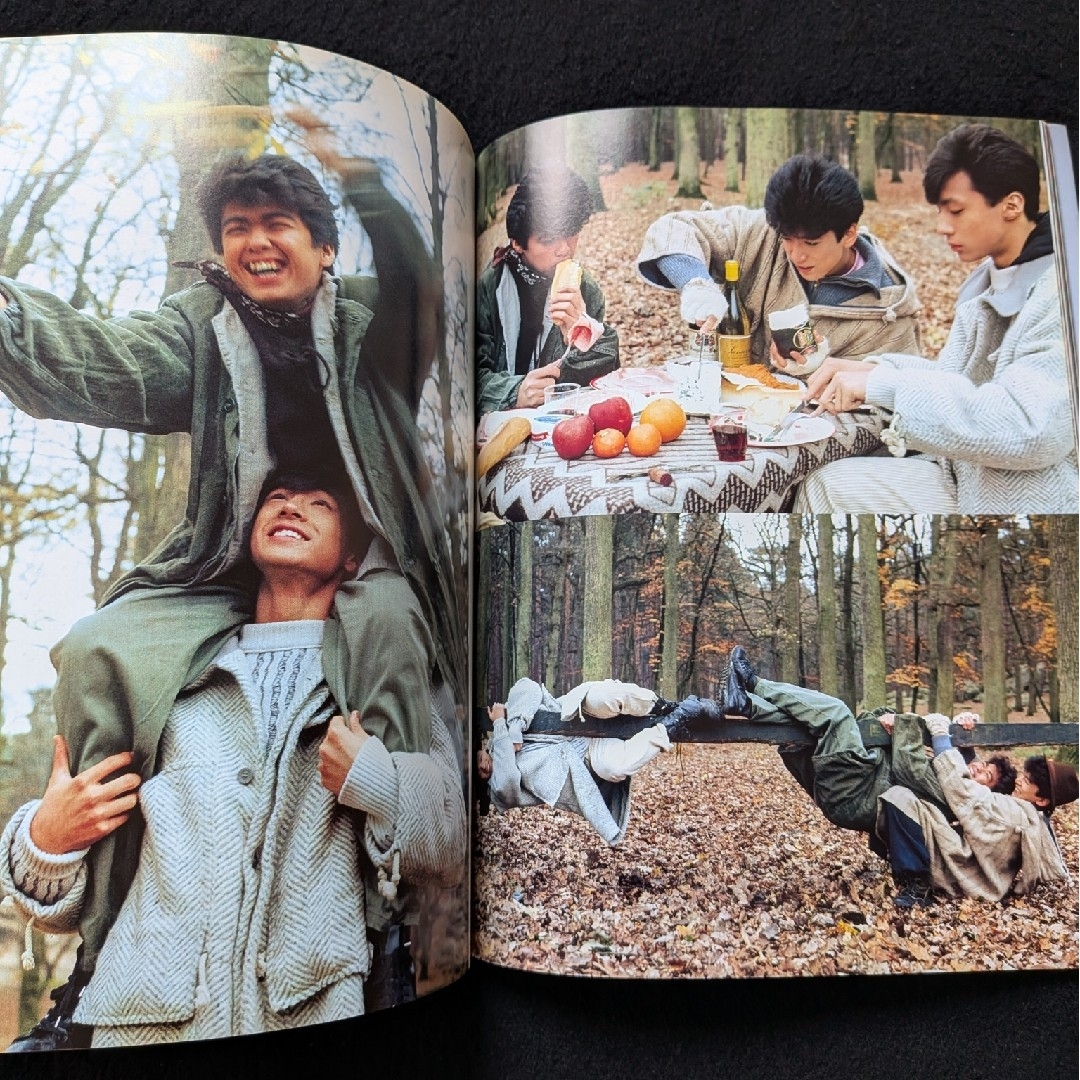 少年隊 写真集 錦織一清 植草克秀 東山紀之 パリ ハワイ コンサート