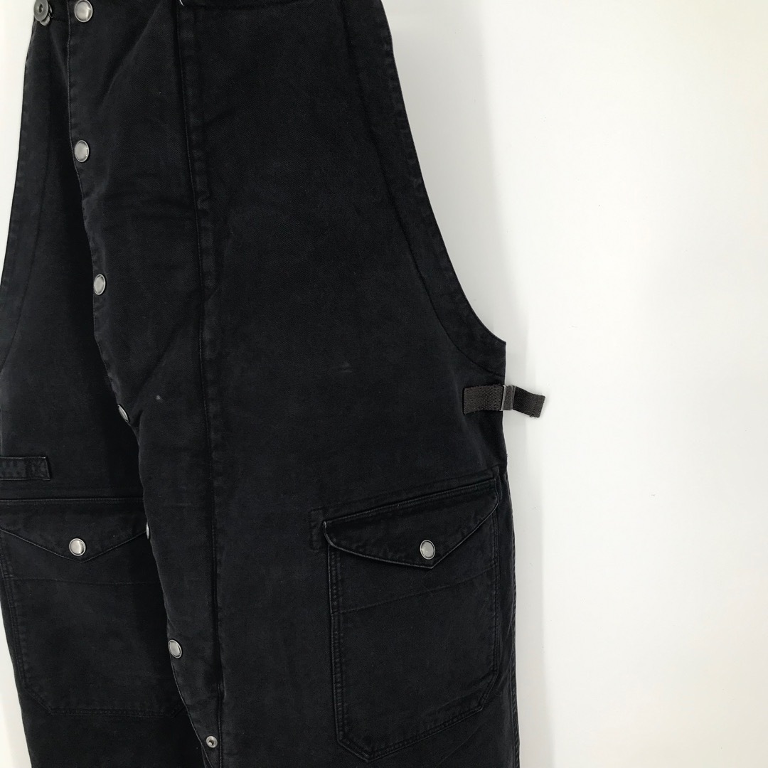 アットダーティー オーバーオール XL オールインワン つなぎ ブラック