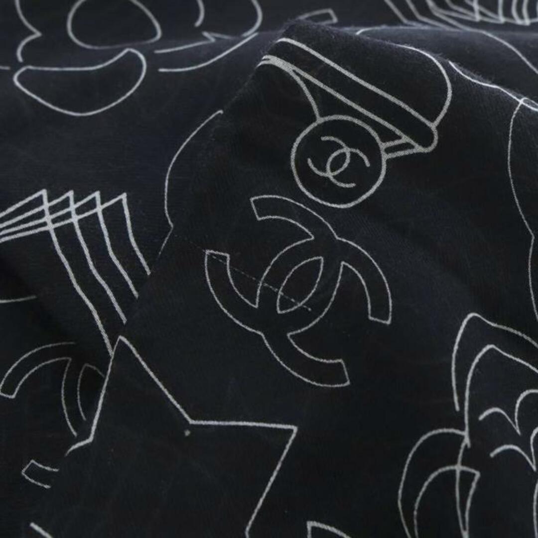 CHANEL - シャネル 24C ストール カシミヤ シルク混 ココマーク 総柄