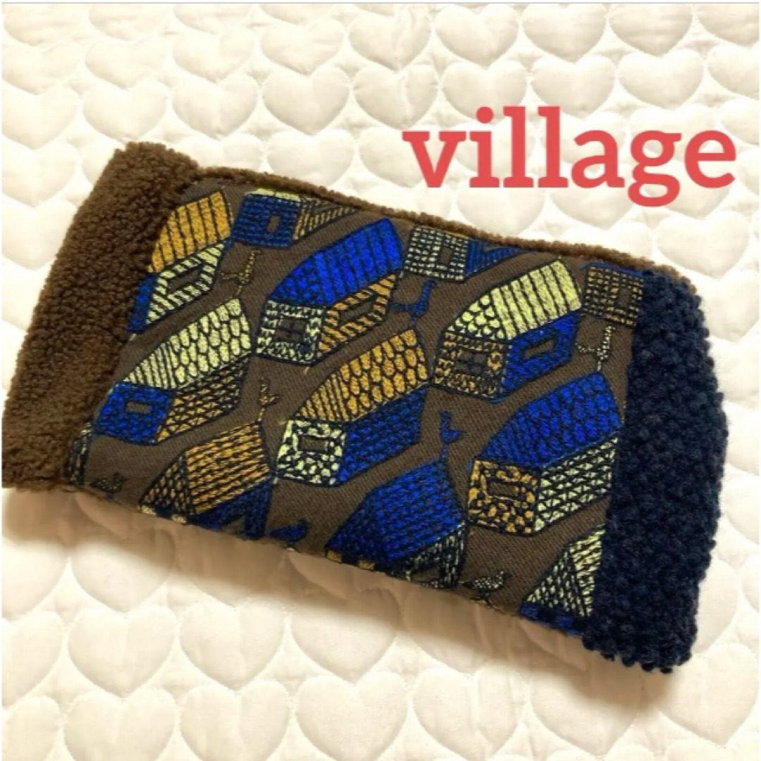 一点物】757 ひねりスヌード ネックウォーマー village ヴィレッジ