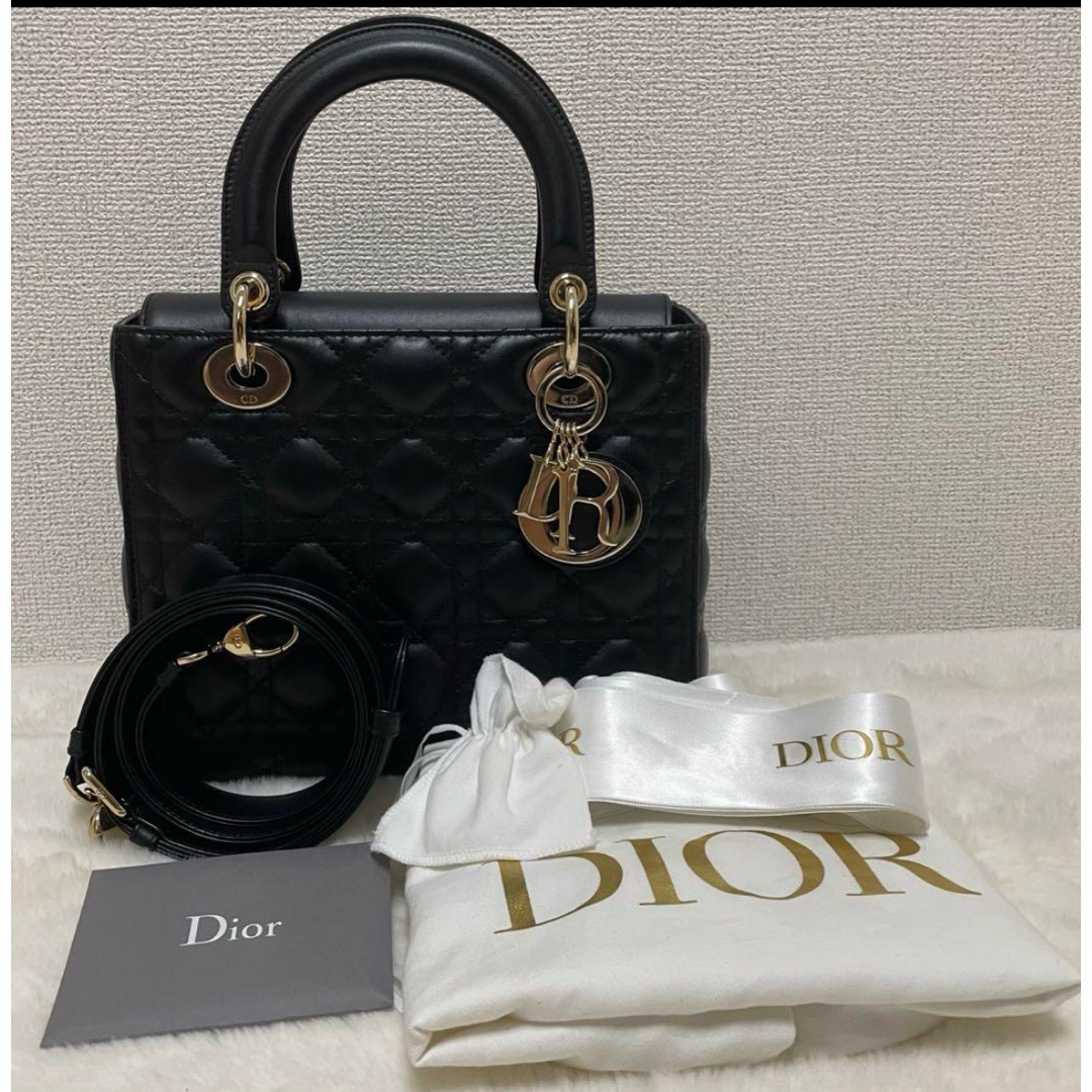 Christian Dior - 【極美品】2023年レディディオール ミディアム