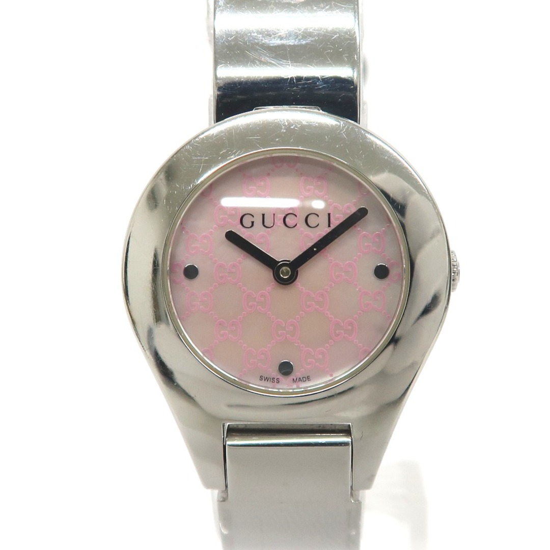 GUCCI グッチ 時計 ピンクシェル クオーツ QZ ステンレス グッチ 1500L