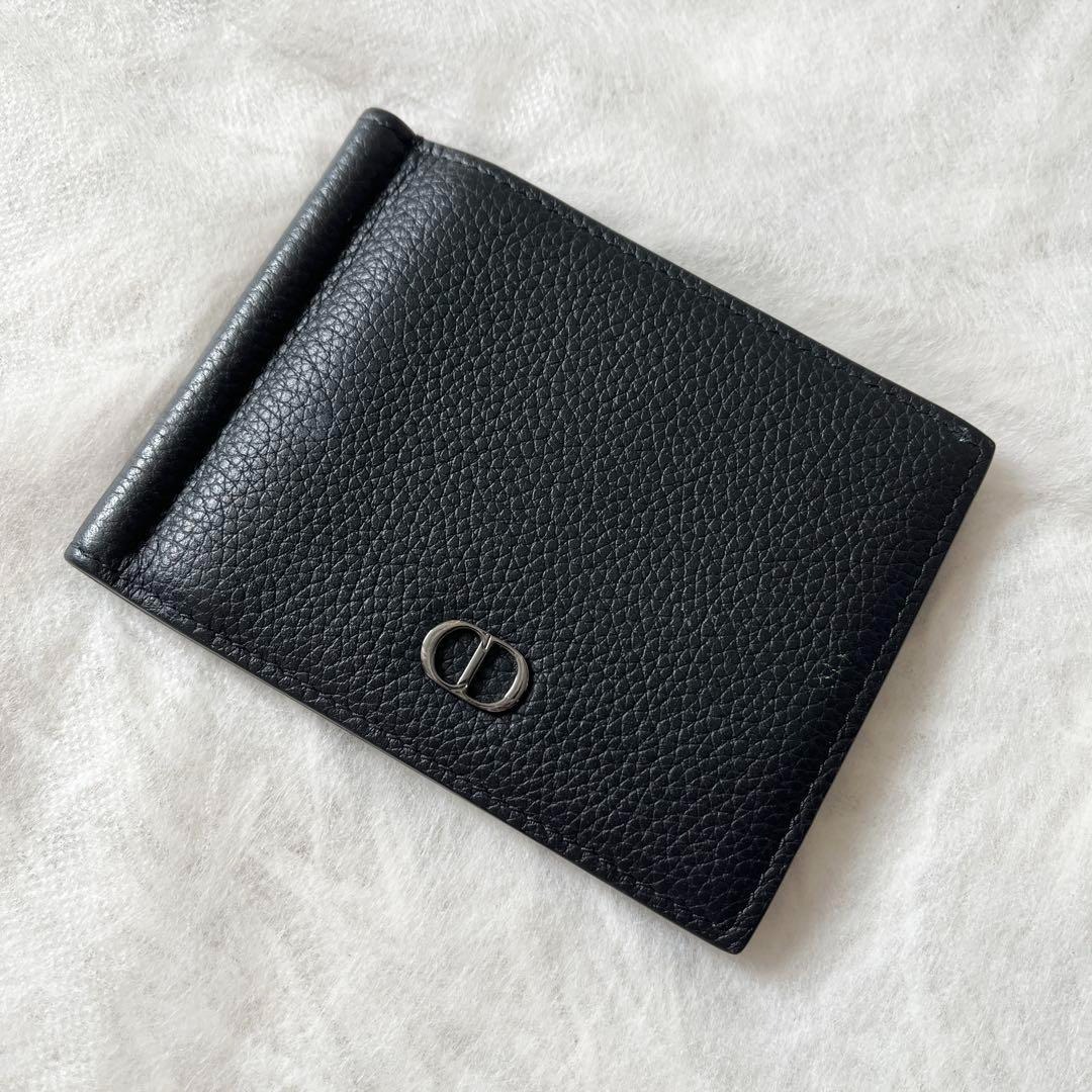 Dior レザー マネークリップ 黒最終価格 Dior ブラック レザー