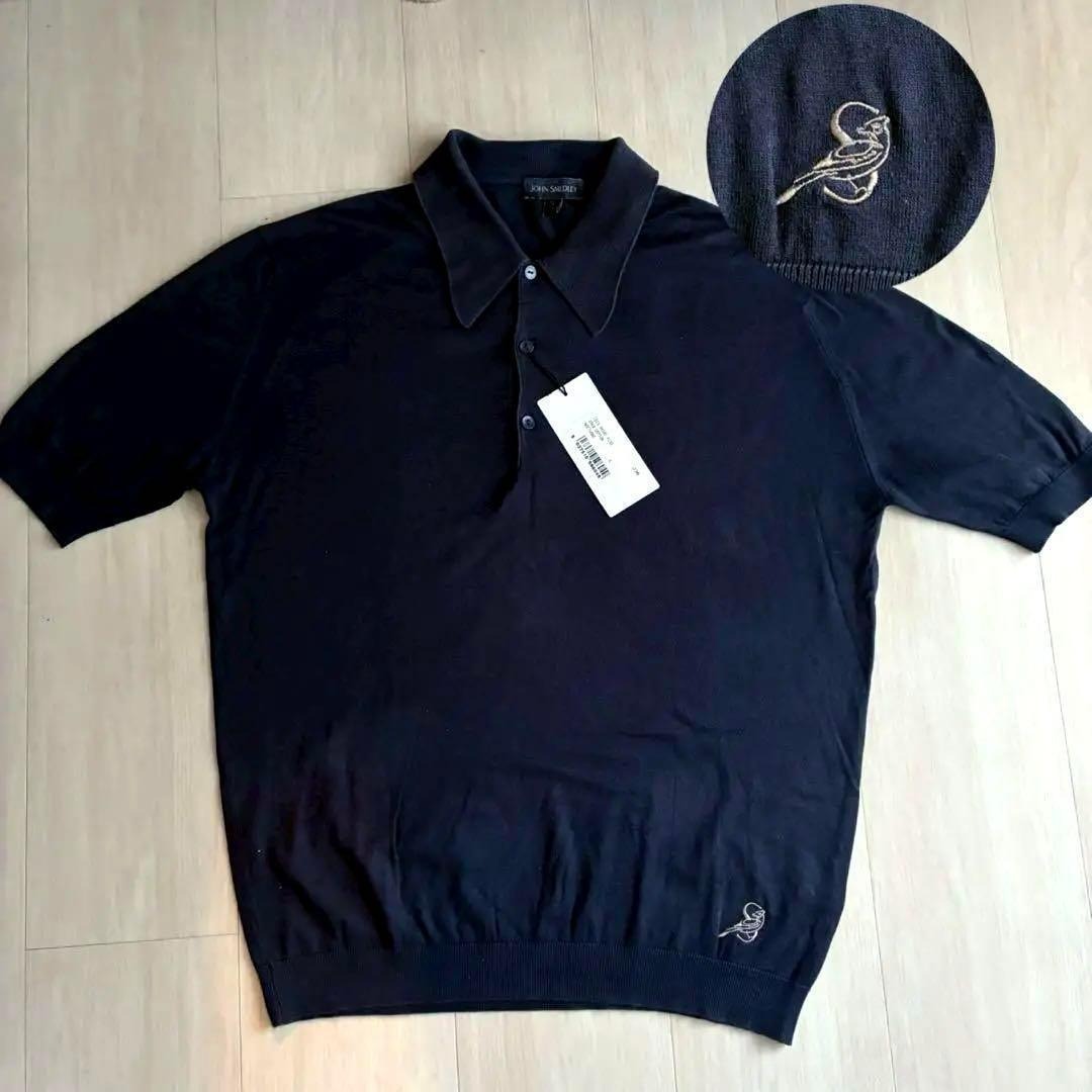 JOHN SMEDLEY - 未使用タグ付 ジョンスメドレー 半袖ポロシャツ