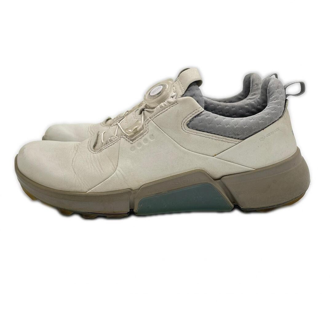 ECCO - coco 中古 エコー ecco ゴルフシューズ 38 24cm ホワイト系