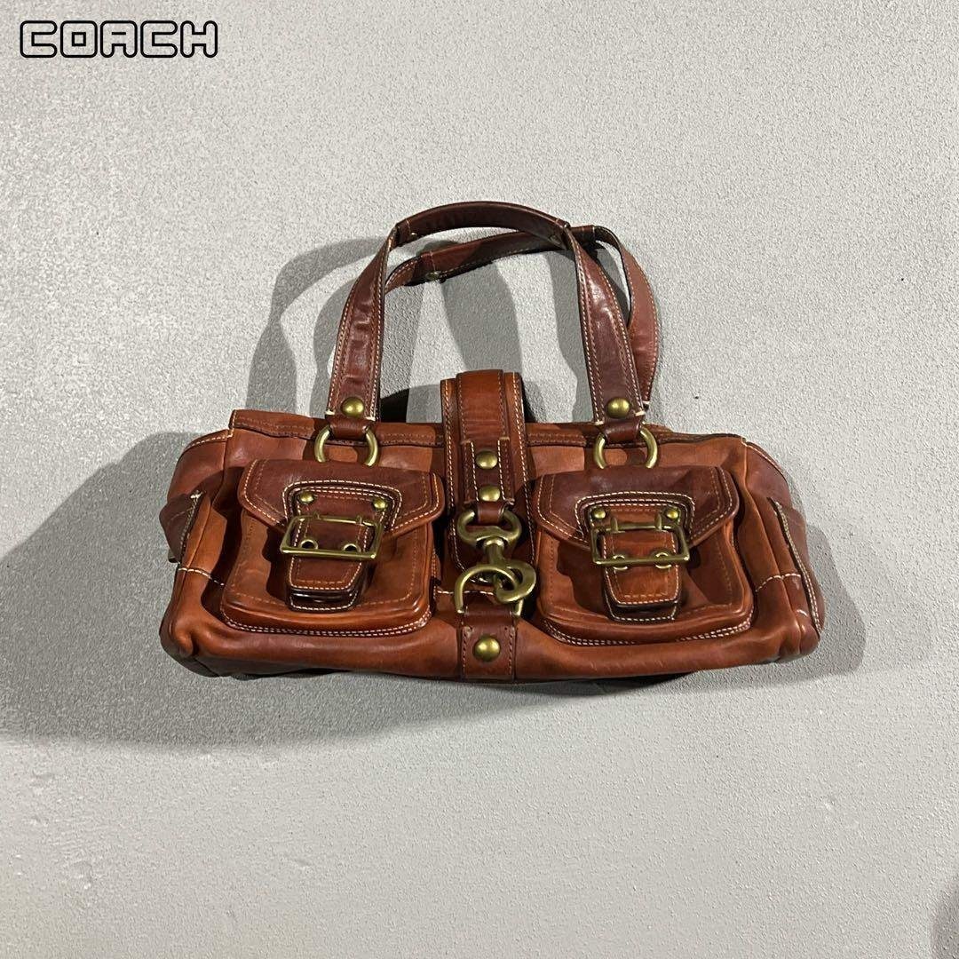 COACH - 65th Coach Flap Legacy Satchel Bag Brownの通販 by Mile