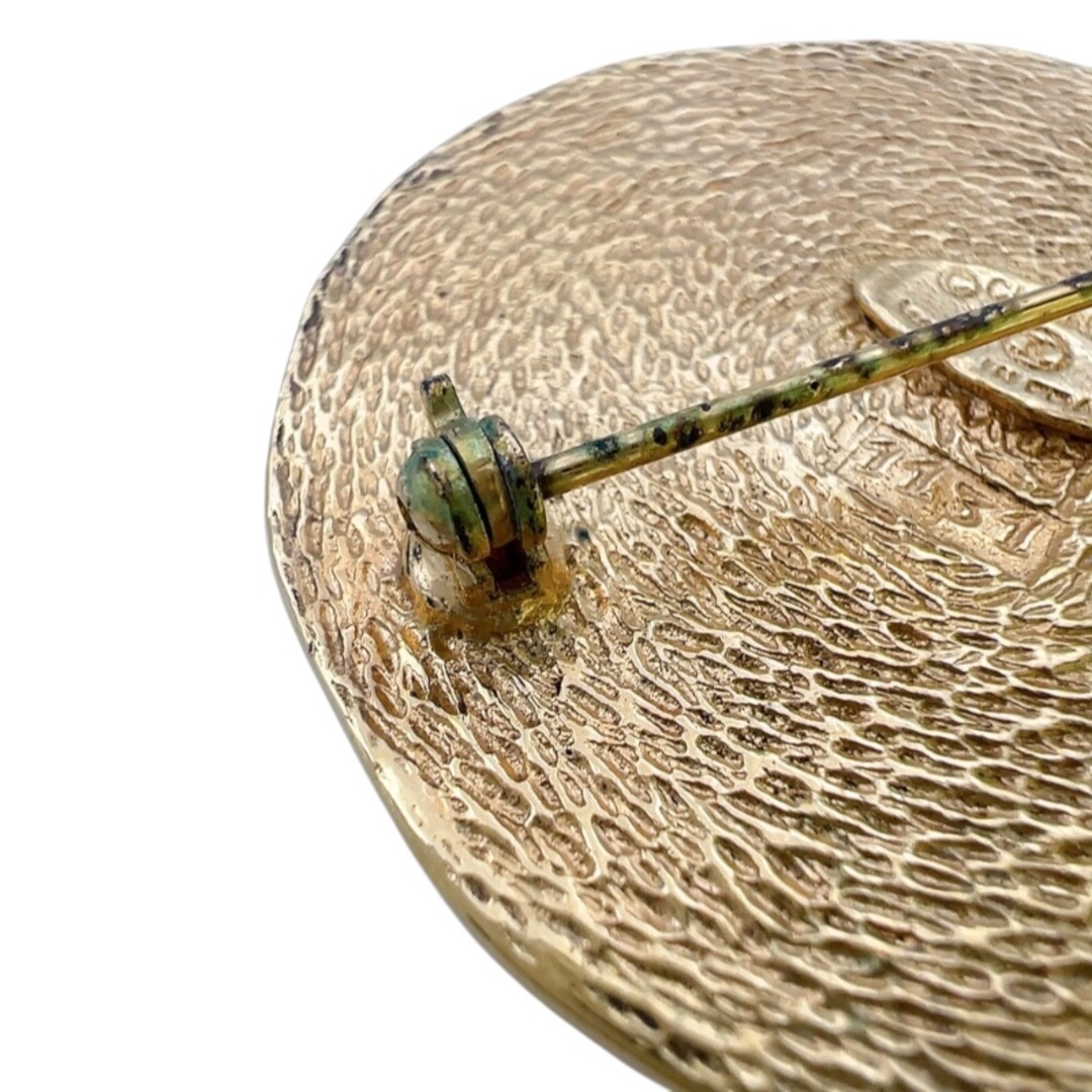 CHANEL - シャネル CHANEL カンボン ブローチ ゴールド メタル