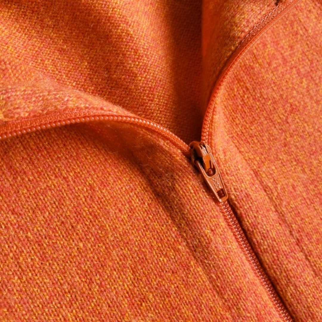 ドミニクフランス ☆ カシミヤ100% ハーフジップ セーター 50 伊製の