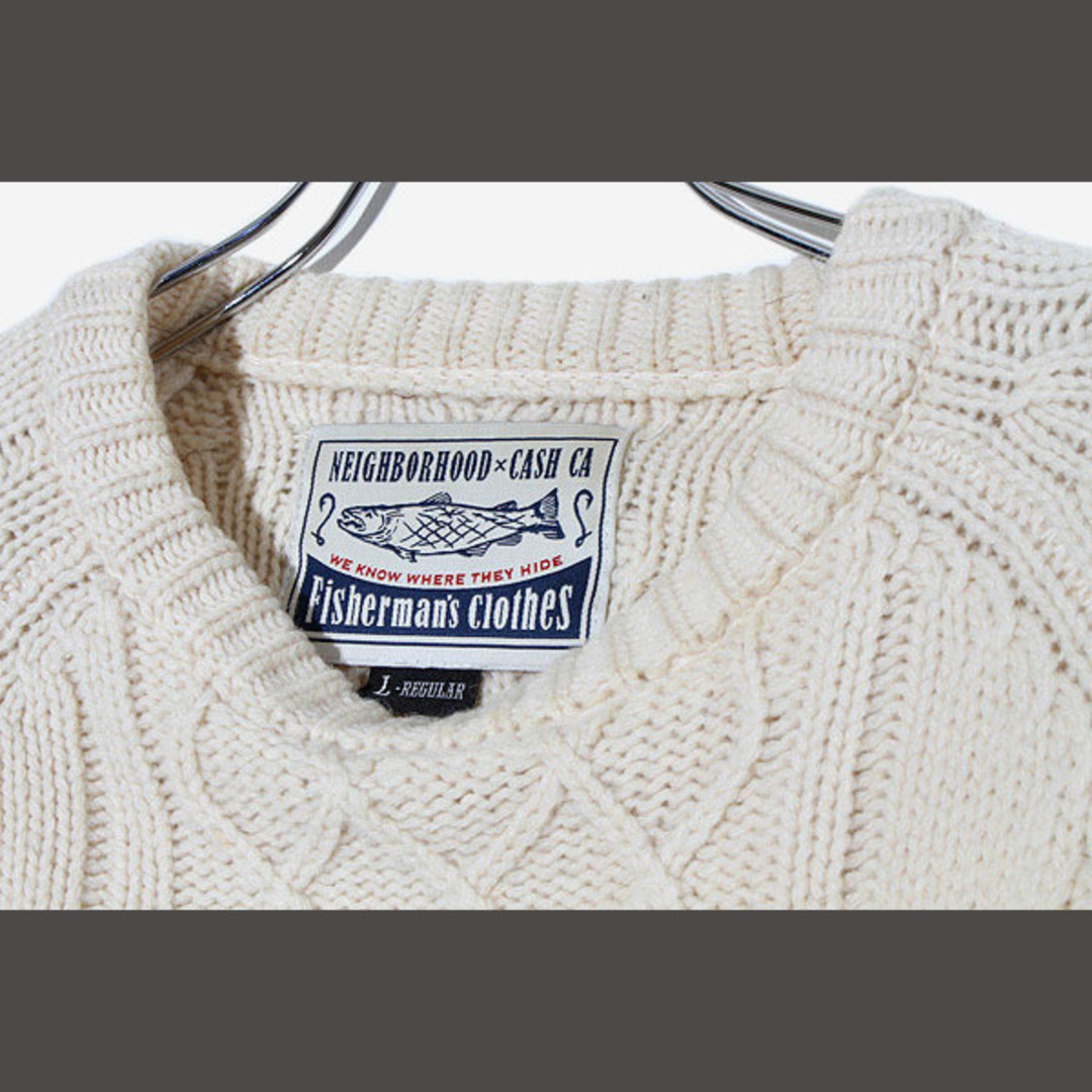 NEIGHBORHOOD - ネイバーフッド CASH CA フィッシャーマンニット の