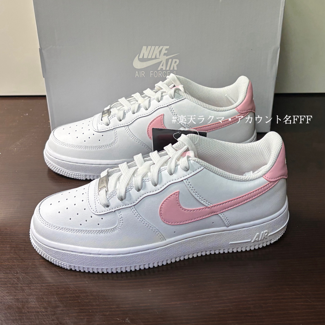 NIKE - 【新品24cm】NIKE｜エアフォース1GS｜ホワイト/ソフトピンクの