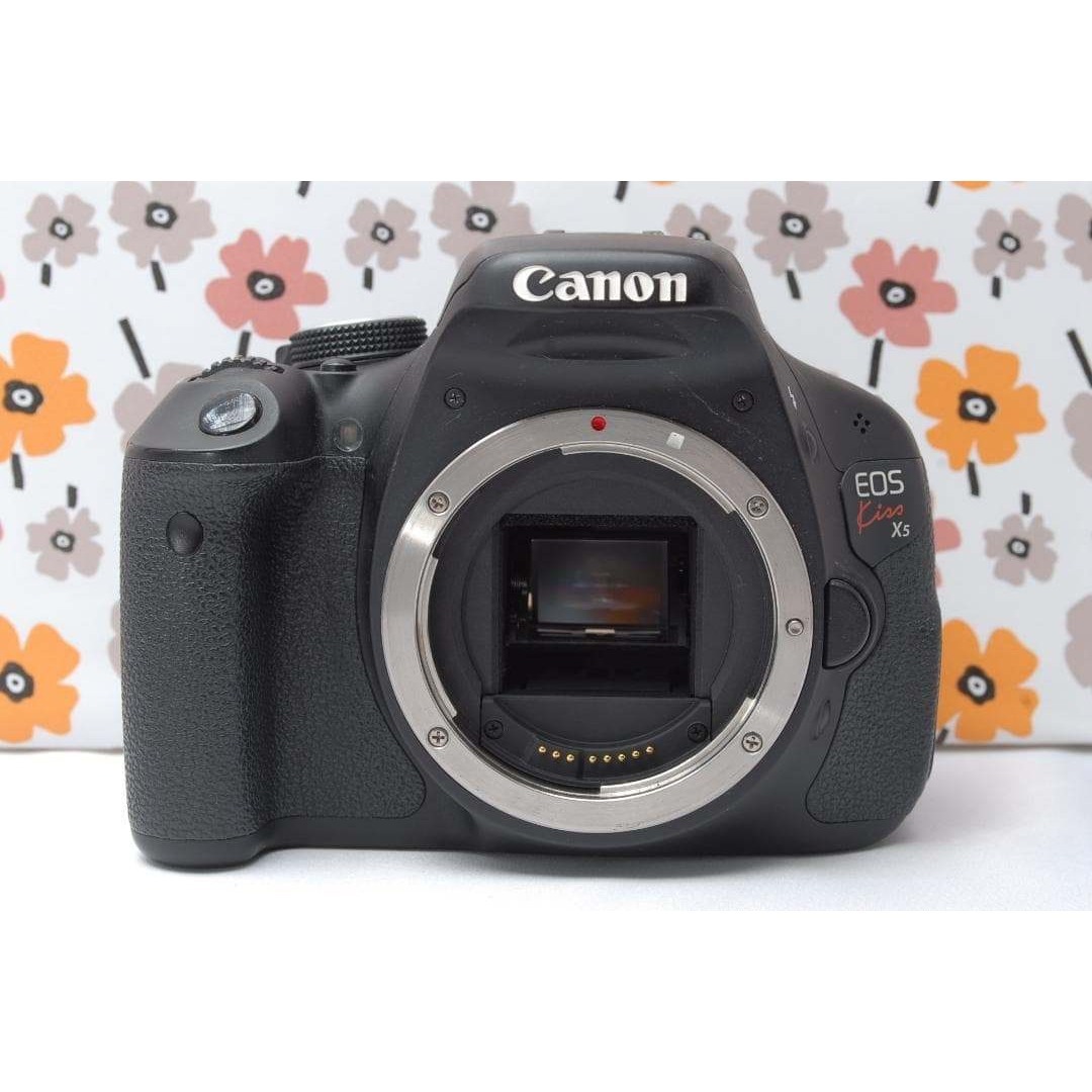 ❤Canon Kiss X5❤動画撮影もOK❤入門機にオススメ❤スマホ