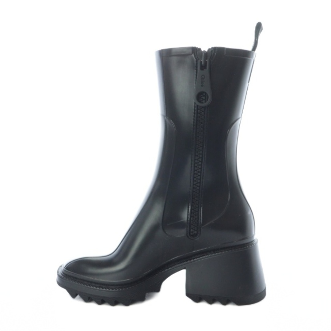Chloe - クロエ BETTY レインブーツ 36 23cm 黒 ブラック チャンキー