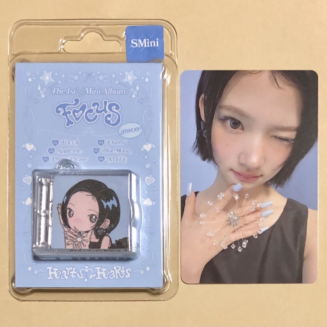 Hearts2Hearts Focus SMini ジウ JIWOO トレカの通販 by ronron's shop