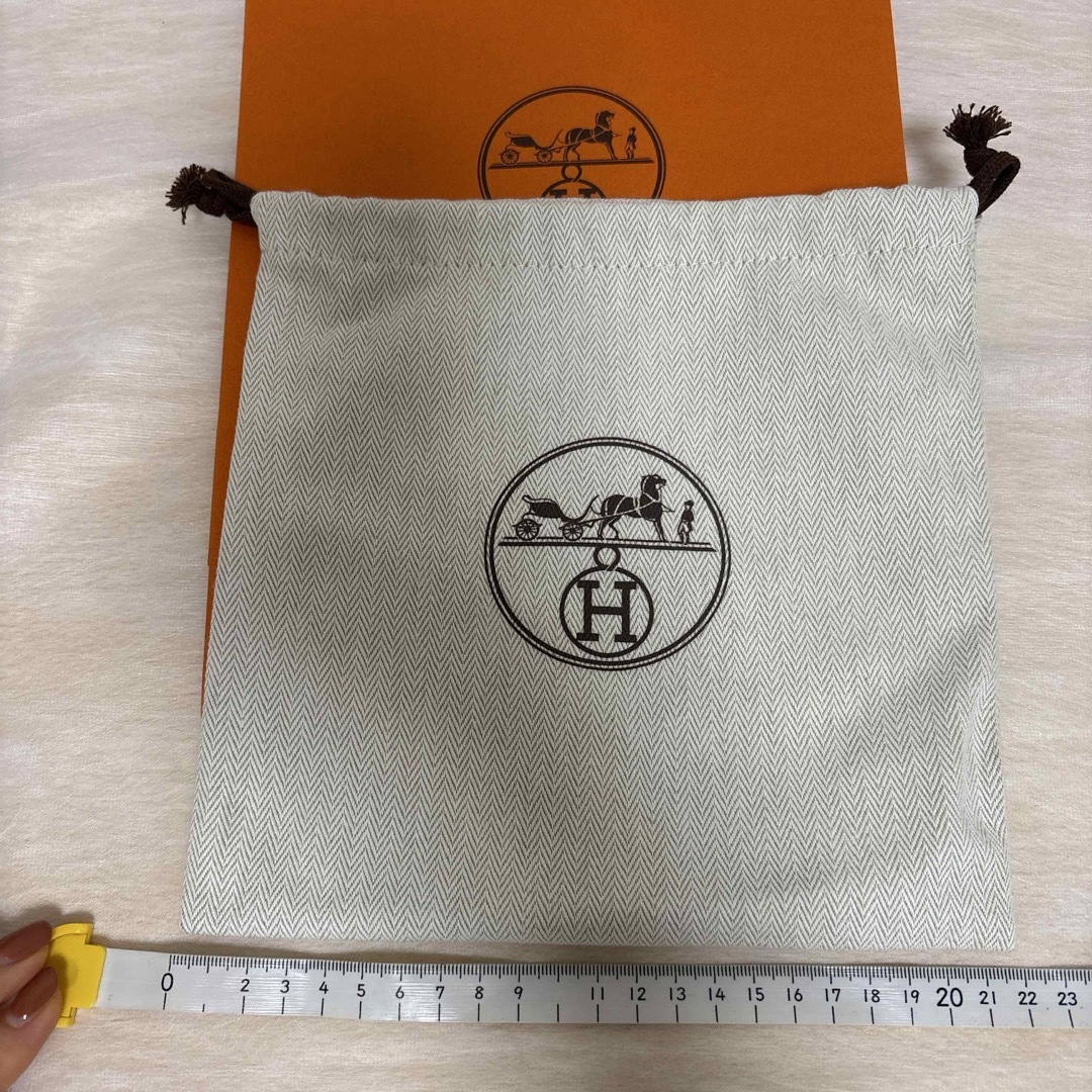 HERMES - エルメス 巾着袋 21×21の通販 by wyou｜エルメスならラクマ