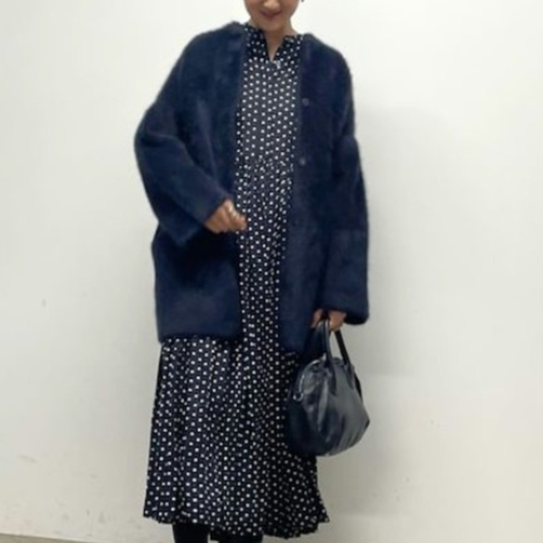 BEARDSLEY - 新品 タグ付き ビアズリー ファーニットコートの通販 by