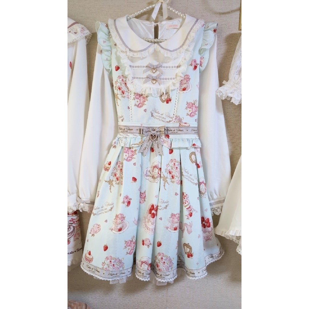 LIZ LISA - 【LIZLISA】salon de fraise柄ワンピースの通販 by りな's