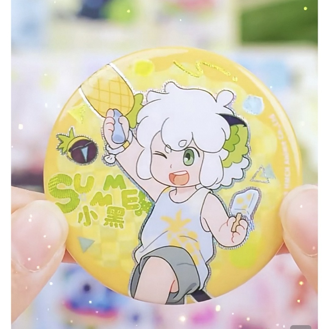 池年 チーネン 羅小黒戦記 夏休み大作戦 缶バッジ カード セットの通販