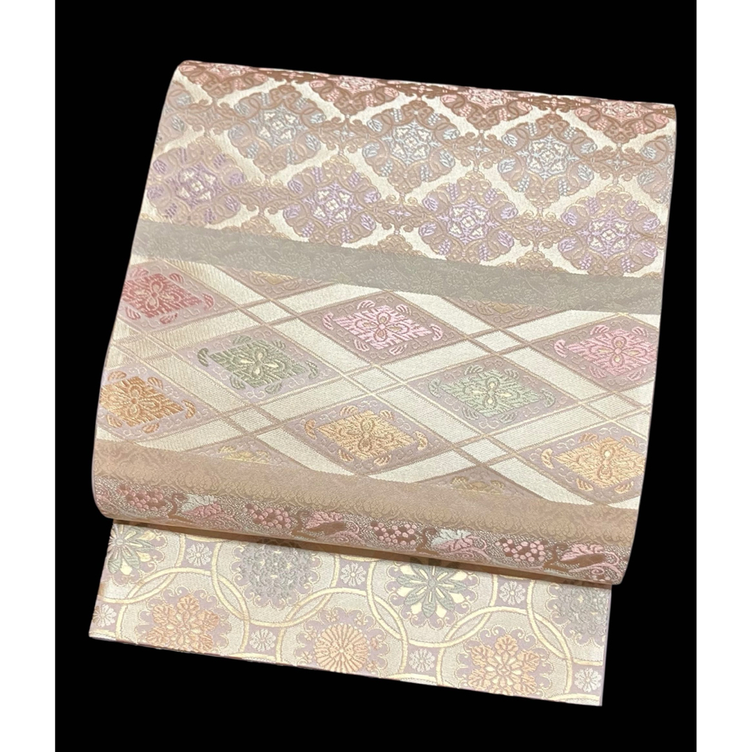 箔屋清兵衛 袋帯 双図柄 名物裂文様 全通 日本の心 共