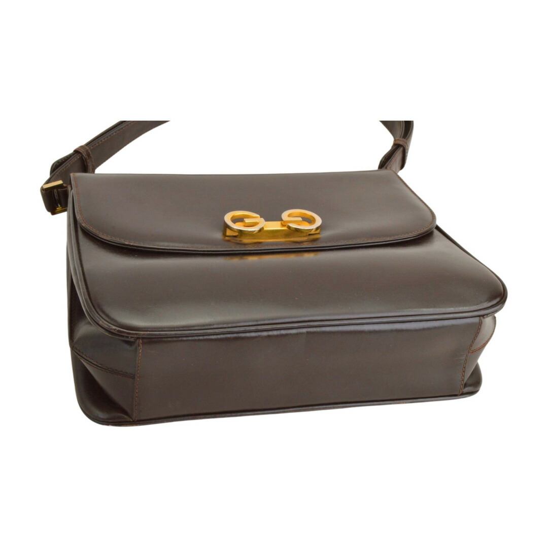 GUCCI - グッチ GUCCI ショルダーバッグ GG カーフレザー がま口コイン