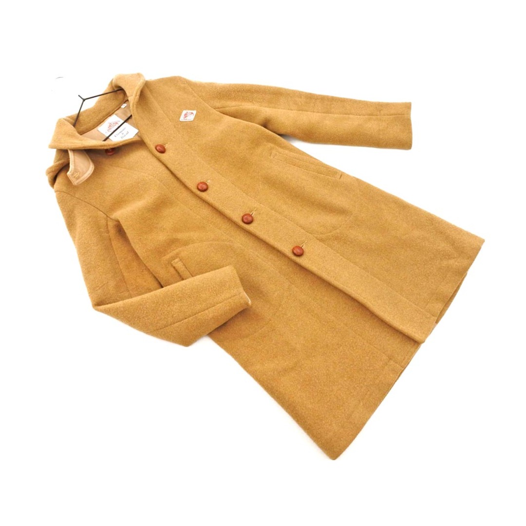 DANTON - DANTON ダントン ウール混 フード付き コート size34