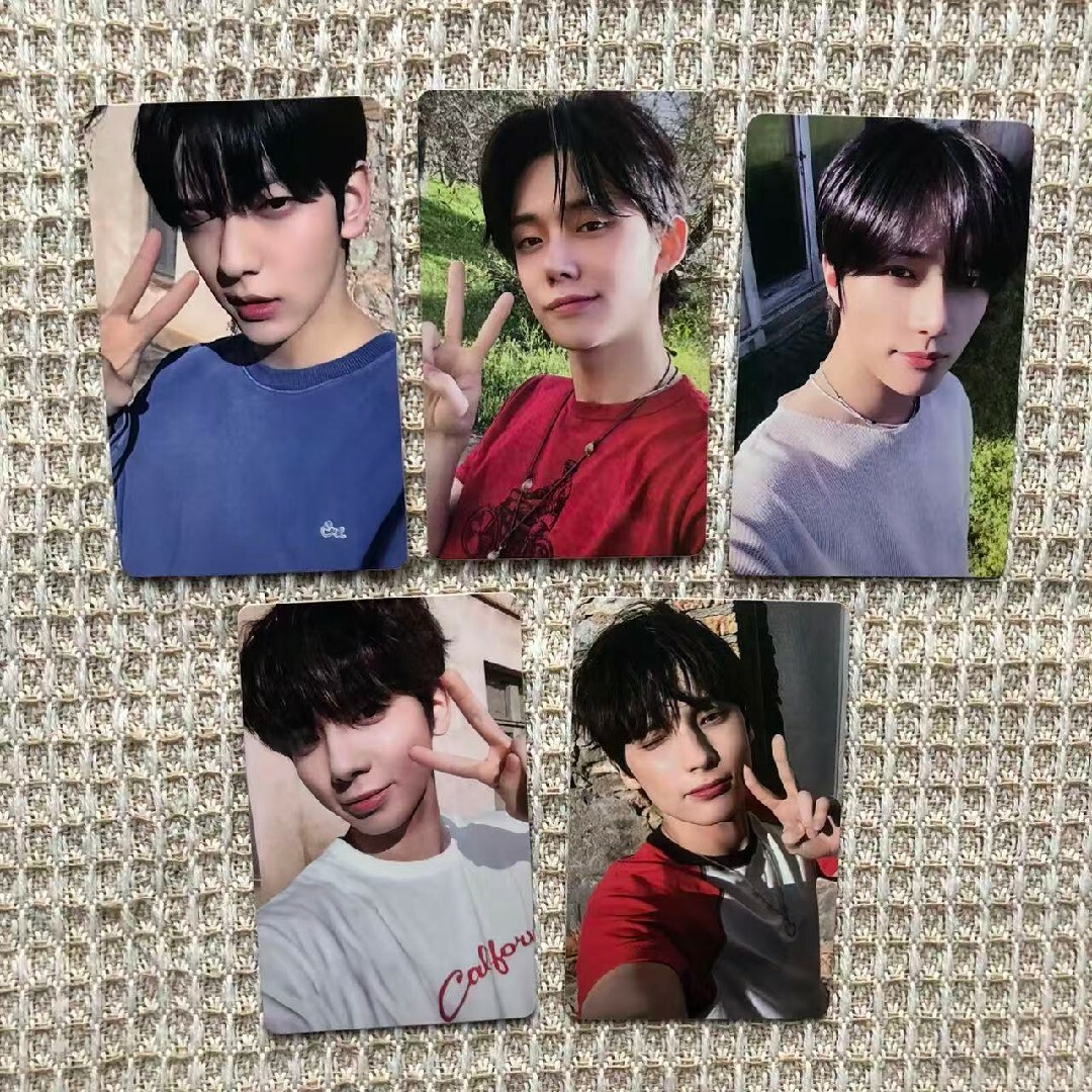 TXT LINE MUSIC 再生キャンペーン 当選 トレカ 全員5枚セット