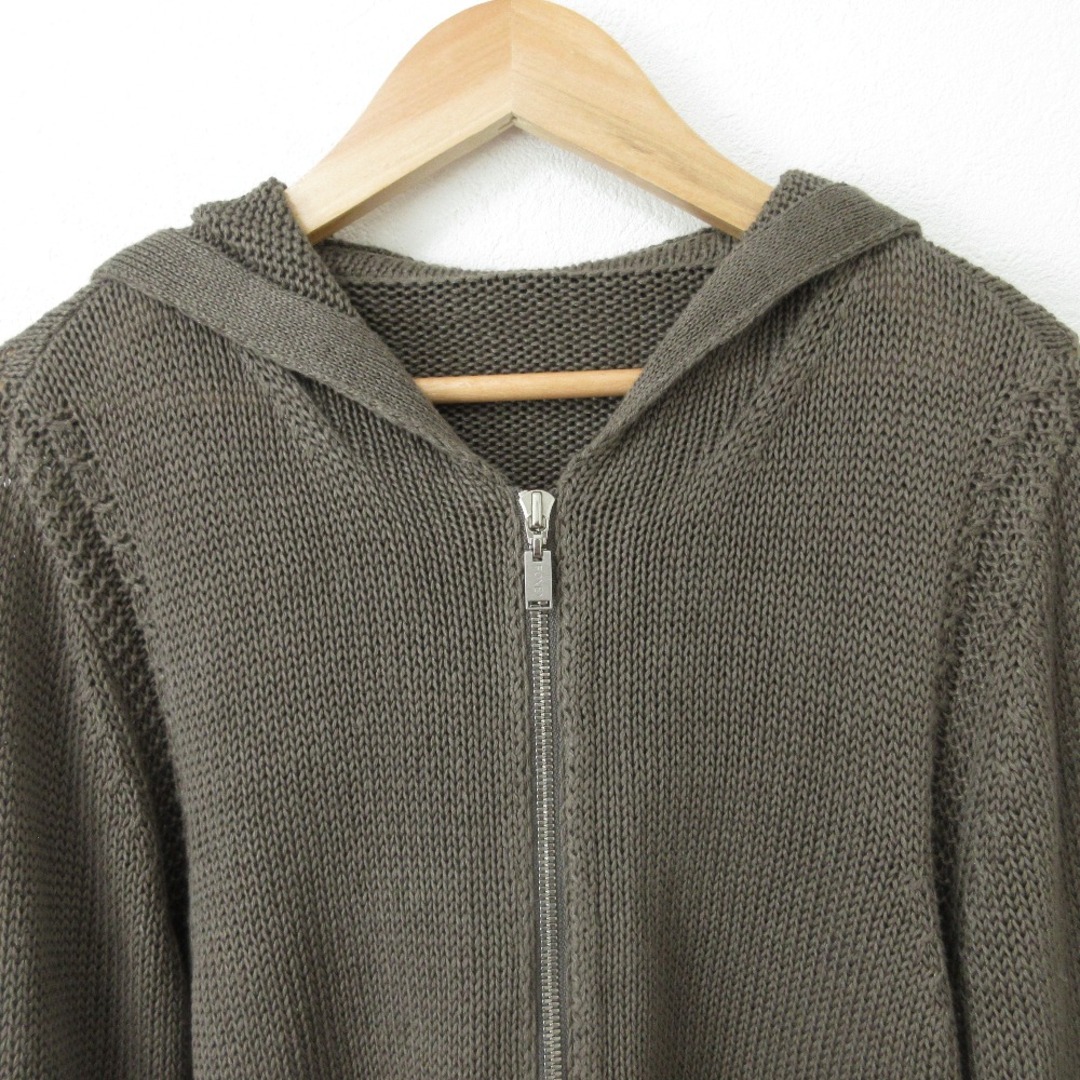 FOXEY - 良品 FOXEY フォクシー Knit Parka Earth Tone リネン100