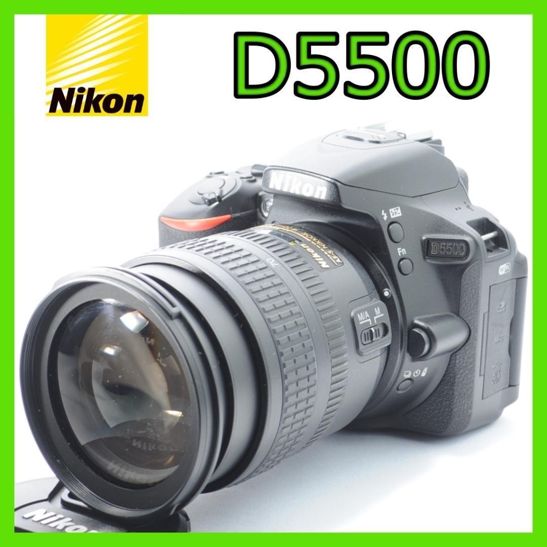 タッチ＆Wi-Fiでスマホ転送❤️Nikon D5500 セット✨すぐ使える