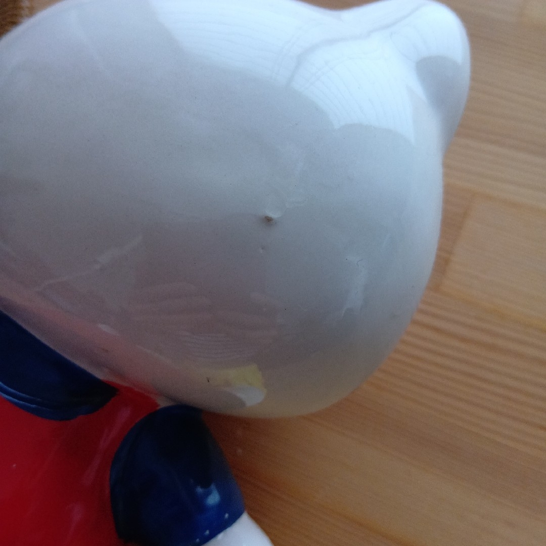 ハローキティ - Sanrio ハローキティ 貯金箱 陶器 レトロ 入手困難